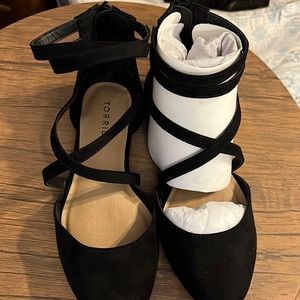 Torrid strapped ankle shoes